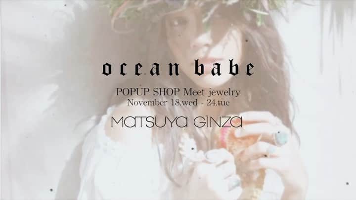 RUBYのインスタグラム：「Ocean Babe × 銀座松屋 💍💕🎈  当初夏に予定されていた企画が秋へと延期になりましたが、無事に開催される事になりました🍂  なかなか情報解禁出来ず、うずうずしてましたが🤯✨ やっとお知らせが出来きる 私も開催期間中参加します🥰  ＊以下＊ Ocean Babe × 銀座松屋の日程が発表されました💍✨  【 Meet Jewelry 】  ▪︎ 期間　11/18 - 11/24  ▪︎ 時間　10:00 - 20:00   (祝・月 10:00 - 19:30)  ▪︎場所　銀座松屋本店 1階【スペース・オブ・ギンザ】 本店1階CELINE前にてPOPUP SHOPを開催致します  オンラインに載っていない☝🏼 ジュエリーや新作達も沢山並びます🧸✌🏼🌈 是非お立ち寄りください🤍💕🎈  ブランド代名詞である💎✨ High Jewelry Opal collectionを始め ジュエリーを実際に手に取って試着する事ができる貴重な時間にして頂けると嬉しいです☝🏼💕 又 開催期間中は御来場頂いたお客様に High Jewelry Opal collectionを実際にご覧頂き直接オーダーを頂ける機会を設けさせて頂きます💍💡  Meet Jewelry 〜 #ジュエリー #ジュエリーデザイナー #会える〜 #ocean_babe」