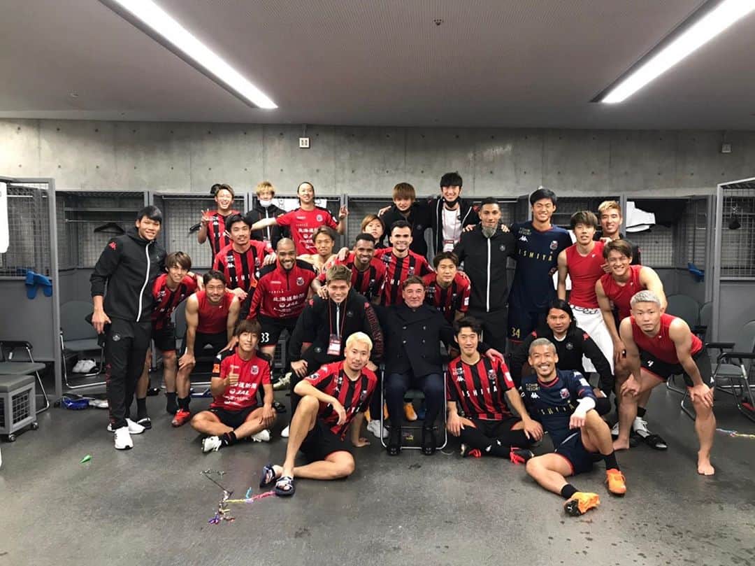のインスタグラム：「全員で勝ち取った+3⚽️ チームに迷惑ばかりかけてるので、勝ちきれて良かった！  happy birthdayミシャ🎉」