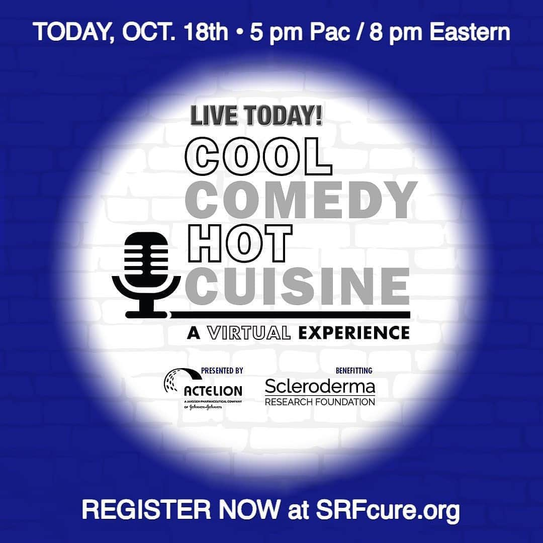 ボブ・サゲットさんのインスタグラム写真 - (ボブ・サゲットInstagram)「IT HAPPENS TODAY!!! SOON!  I'm hoping you all can join me and @susanfeniger and SO MANY KIND STARS OF COMEDY & MUSIC— as we host TODAY’S LIVE VIRTUAL EVENT for a cause near and dear to my heart— supporting the Scleroderma Research Foundation. and lost my sister to this disease, and I'm on the board of directors, and our signature event, 𝐂𝐎𝐎𝐋 𝐂𝐎𝐌𝐄𝐃𝐘 • 𝐇𝐎𝐓 𝐂𝐔𝐈𝐒𝐈𝐍𝐄, is broadcasting live on YouTube TODAY, at 5PM PDT/8PM EDT (with a super fun pre-show half an hour before, 4:30P/7:30E).  There is still time to get your ticket! Just for you nice Insta-Peeps, use code "BOB" at checkout and receive 50% off a $100 ticket.   To register and learn more, visit  CCHC2020JOIN  Or SRFcure.org #CCHC2020 #CoolComedyHotCuisine #BobSaget @SusanFeniger @srfcure  With appearances by: #JasonAlexander #JackBlack #BillBurr #KellyClarkson #JimGaffigan #JoelGallen #JeffGarlin #NikkiGlaser #ReginaHall #KenJeong #QueenLatifah #GeorgeLopez #HowieMandel #JohnMayer #JoelMcHale #PatMonahan #RayRomano #JeffRoss #SarahSilverman #JohnStamos」10月19日 4時55分 - bobsaget