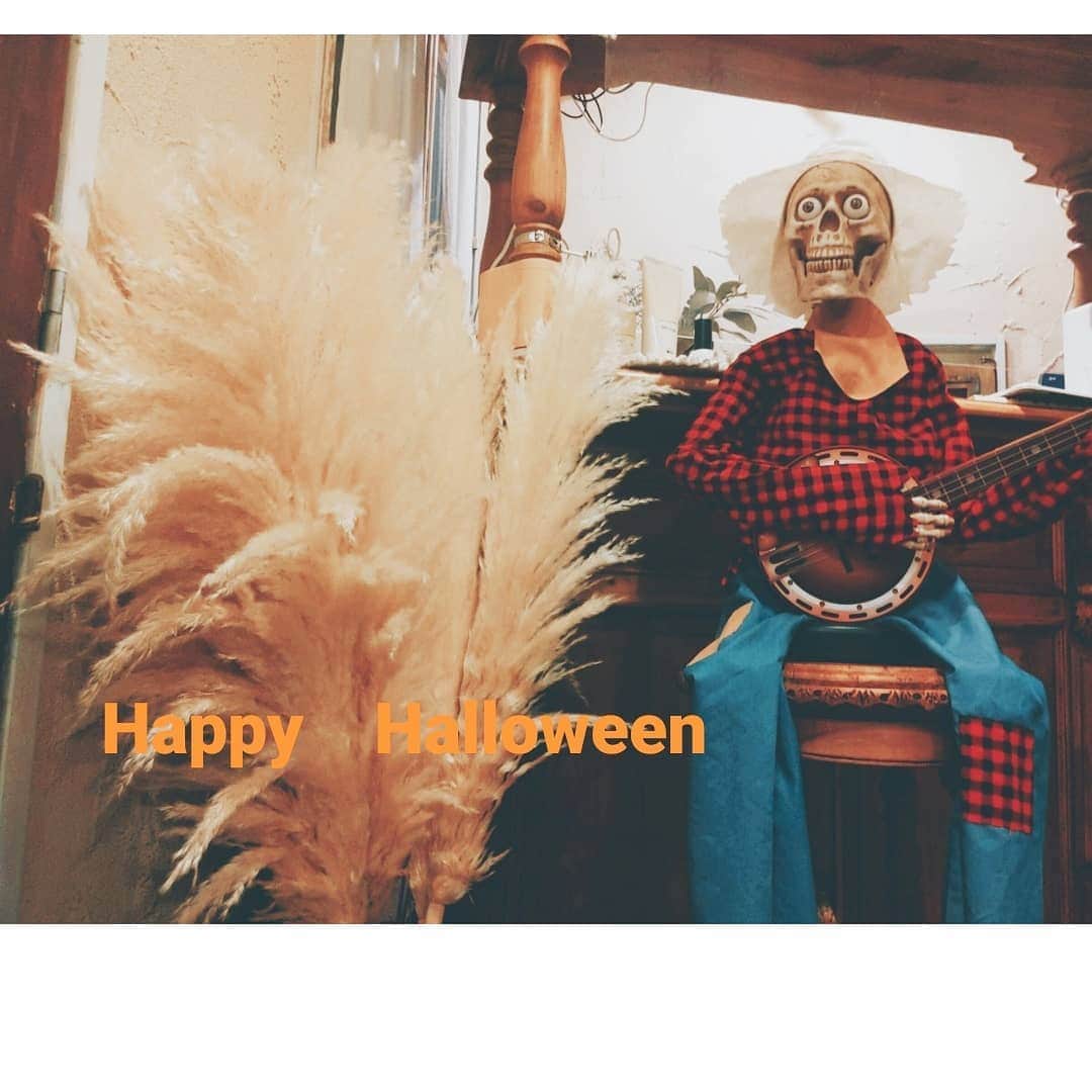 emiemieminkoさんのインスタグラム写真 - (emiemieminkoInstagram)「一週間おわり。 . . 30日（金）、31日（土）は大仮装営業です〜😋 . 皆様お楽しみに♪ . . 衣装はとヅラは発注済みです😂 . . #ルプティプランス #仮装#Halloween#ハロウィン#美容室#中崎町#パンパスグラス #ドライフラワー #ドライフラワーのある暮らし」10月18日 21時53分 - emiemieminko