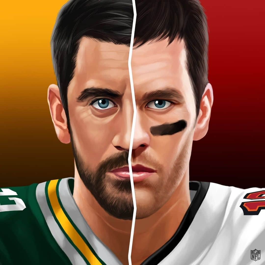 NFLさんのインスタグラム写真 - (NFLInstagram)「Rodgers. Brady. Two of the best meet again. 🍿  📺: #GBvsTB -- 4:25pm ET on FOX 📱: NFL app // Yahoo Sports app」10月18日 22時00分 - nfl