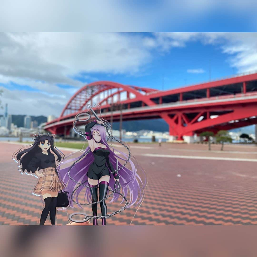 浅川悠さんのインスタグラム写真 - (浅川悠Instagram)「Went to Kobe with @uedakana69 💕 Fate/HF and Kobe were doing a collaboration. We could see “US” here and there in Kobe😊 ⠀ #fatestaynight  #fatestaynightheavensfeel  #kobe  #voiceactress  #声優」10月18日 22時44分 - yuu_asakawa_insta