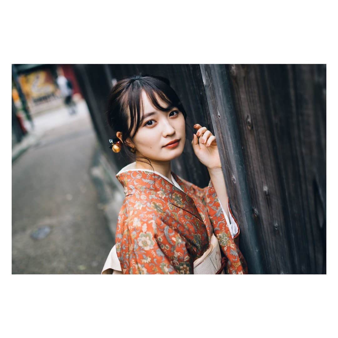 角川友紀のインスタグラム：「𓂃 ﻿ ﻿ 先日京都に行ったときに﻿ ﻿ めっちゃ好みの色の着物を着れて﻿ ﻿ ワクワクした…！☺️🧶﻿ ﻿ ﻿ ﻿ ﻿ ﻿ #京都#京都着物#着物#京都着物レンタル」