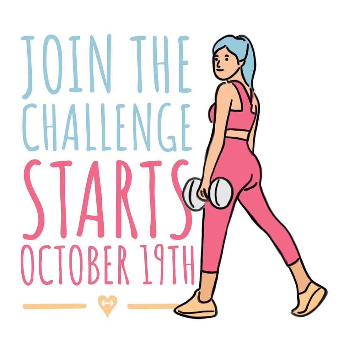 1.9m Fitness Inspirationのインスタグラム：「☀️ Leave a COMMENT below if you are joining the 10/19 challenge (or have any questions about how to sign up) !! 💕💪 Go to link in bio at @fitgirlsguide to learn more & join now. Full home exercise plan, no gym required, and a virtual community of 5m+ amazing women cheering you on!! This month’s phrase is #ivoteforme」