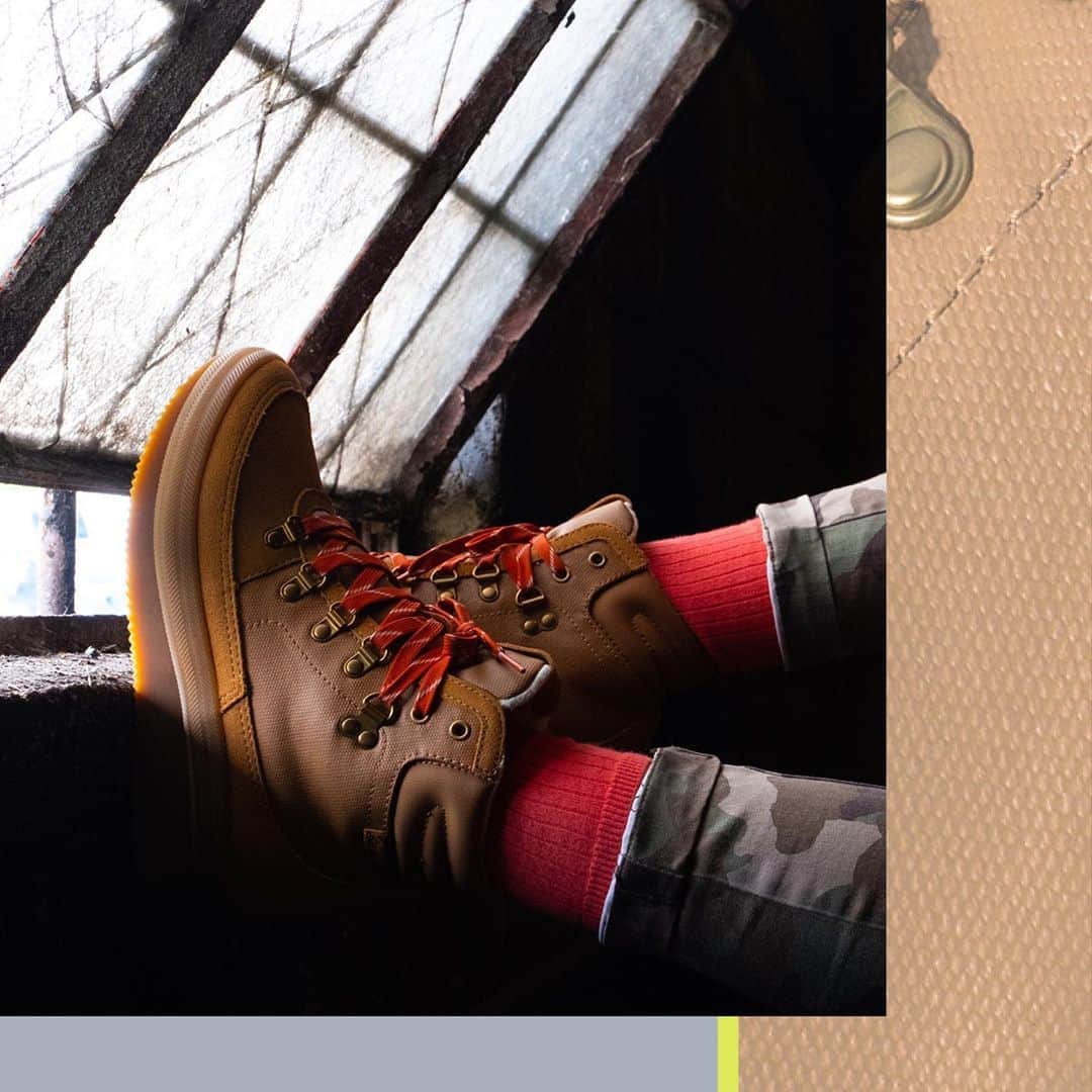 のインスタグラム：「Meet the Midland, our new go-to boot. With hiker-inspired details like D-rings and oversized hiking laces, it gives off a cool utilitarian vibe while the wedged bottoms offer a fun, feminine twist.」