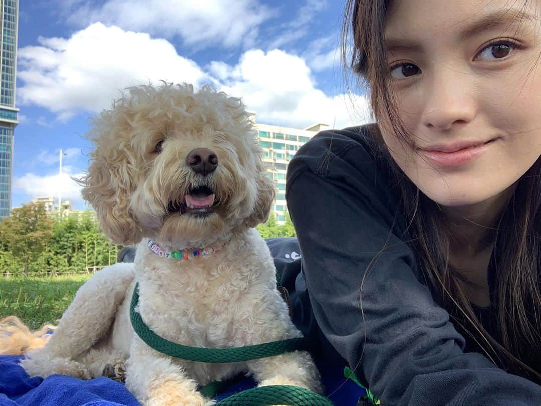 キム・ヨンジのインスタグラム：「🐾🤍」