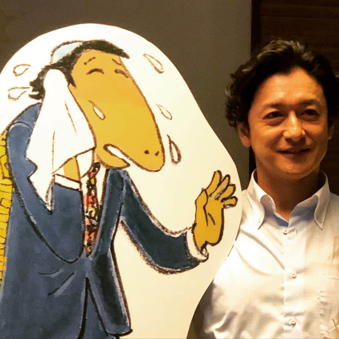 石丸幹二さんのインスタグラム写真 - (石丸幹二Instagram)「仲良く2ショット。今週も水曜日、黄桜「辛口一献」のCMと共に、テレビ朝日「相棒」に出演します。石丸マネ #石丸幹二 #黄桜 #辛口一献 #相棒」10月19日 0時23分 - team_kanji_ishimaru