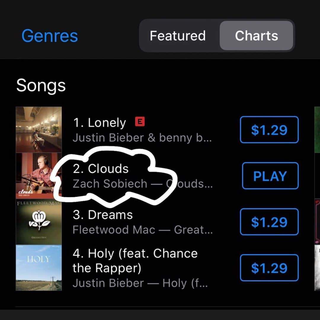 サブリナ・カーペンターさんのインスタグラム写真 - (サブリナ・カーペンターInstagram)「Zach is so close to becoming the first unsigned artist to ever hit #1 twice !! Go buy clouds on iTunes!! It would mean the world」10月19日 1時08分 - sabrinacarpenter