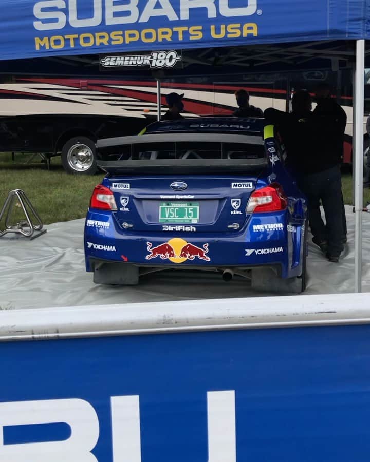 のインスタグラム：「#filminginprogress 🎬💙  @brandonsemenuk #Subaru#SubaruRally#Rally#Rallycar#wrx#sti#subiesunday#ARA_rally#ShowMeRally」