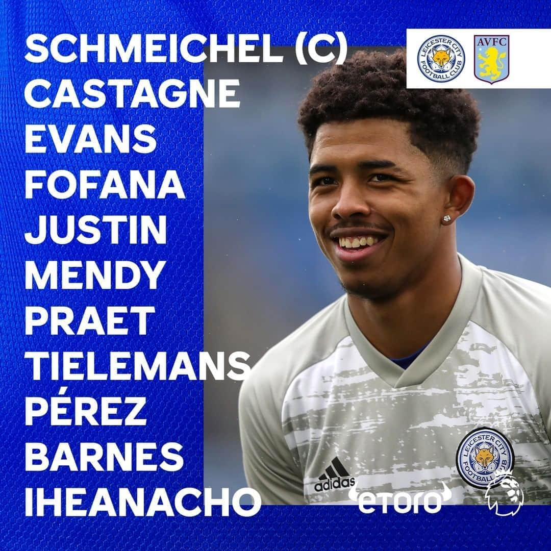 レスター・シティFCさんのインスタグラム写真 - (レスター・シティFCInstagram)「A debut for Wesley Fofana! 🦊  Team news brought to you by @etoro_official 📋  #lcfc • #PL • #LeiAvl」10月19日 2時15分 - lcfc