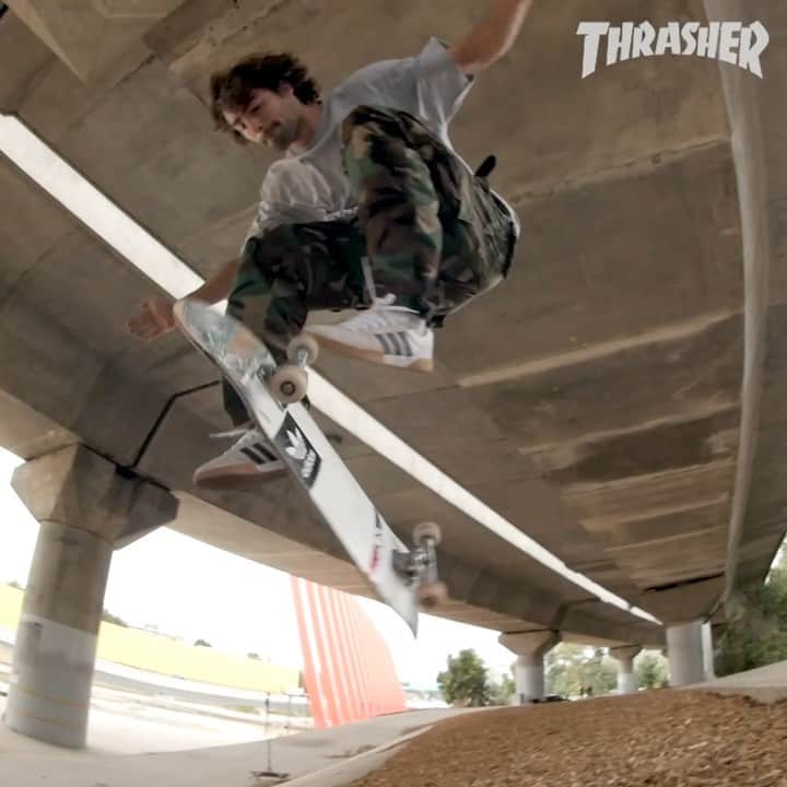 スラッシャーのインスタグラム：「🎬 ‘Reverb’ ROUGH CUT starring @tomsnape91 💪🏾  Now playing on all Thrasher channels 📡」