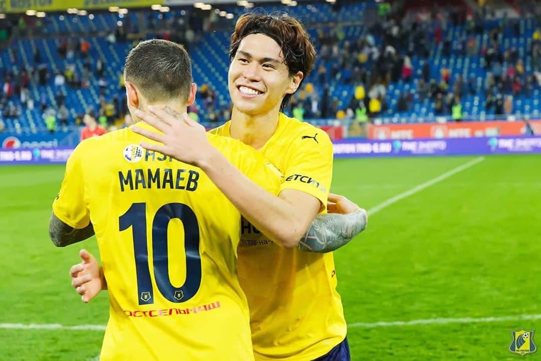 のインスタグラム：「. Great win😎 . #мыростов」