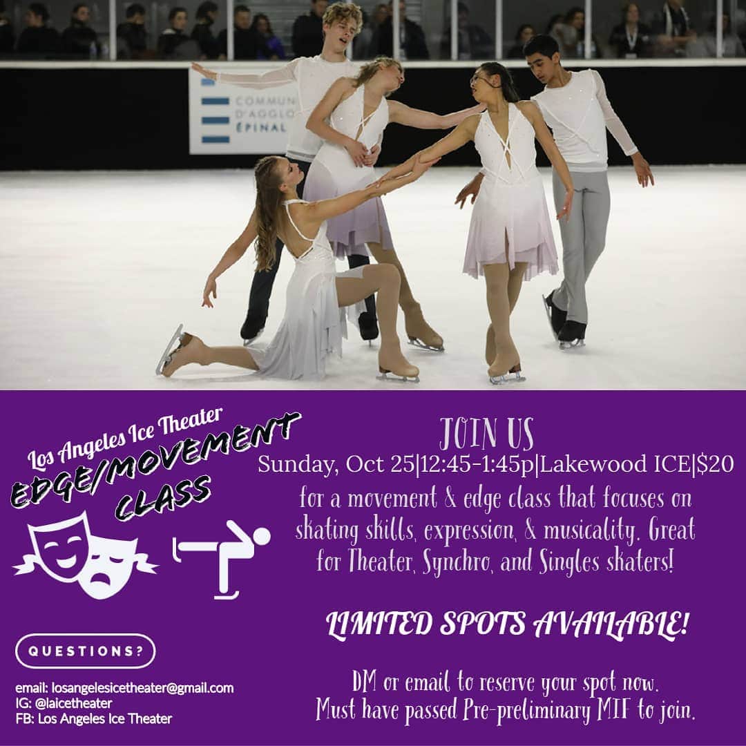 ベアトリサ・リャンのインスタグラム：「We're back! So excited to get the new season started with this super fun class. Great for all levels and types of skaters. Grab your spot now!」