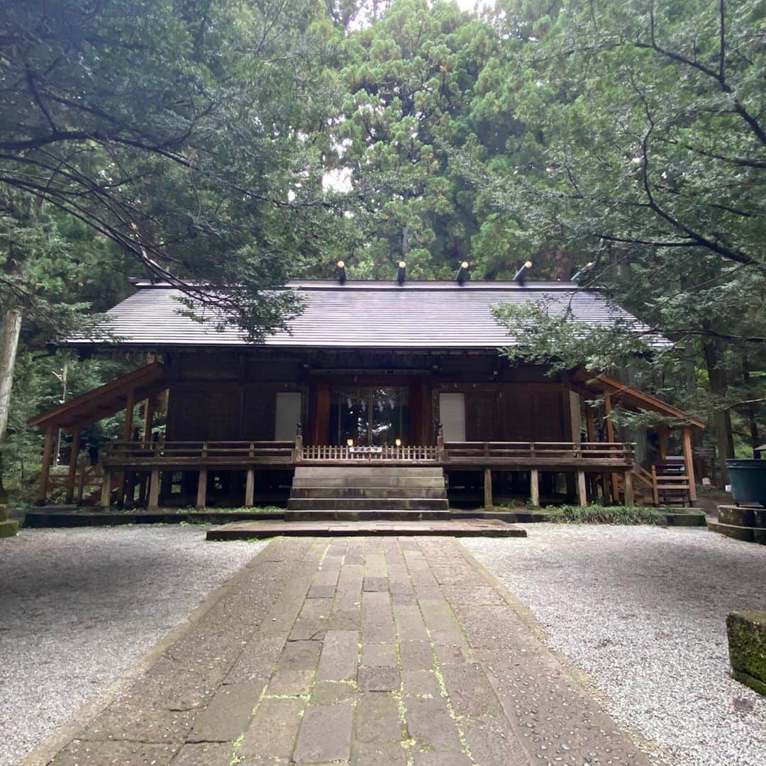 武藤乃子さんのインスタグラム写真 - (武藤乃子Instagram)「⛩ 前橋市三夜沢町の赤城神社。  看板の前を通りかかって「寄って行く？」と、Uターンしてお参りしましたが、後で調べたら、全国に何百とある赤城神社の総本山かも…との説がある場所の1つでした。驚いた！  境内に茂る古木の数々は、思わず声が出るほどで、圧巻でした。 気持ち良かった！  #赤城神社 #三夜沢赤城神社  #神社巡り #群馬県  #前橋市」10月19日 9時30分 - muto_noriko.11