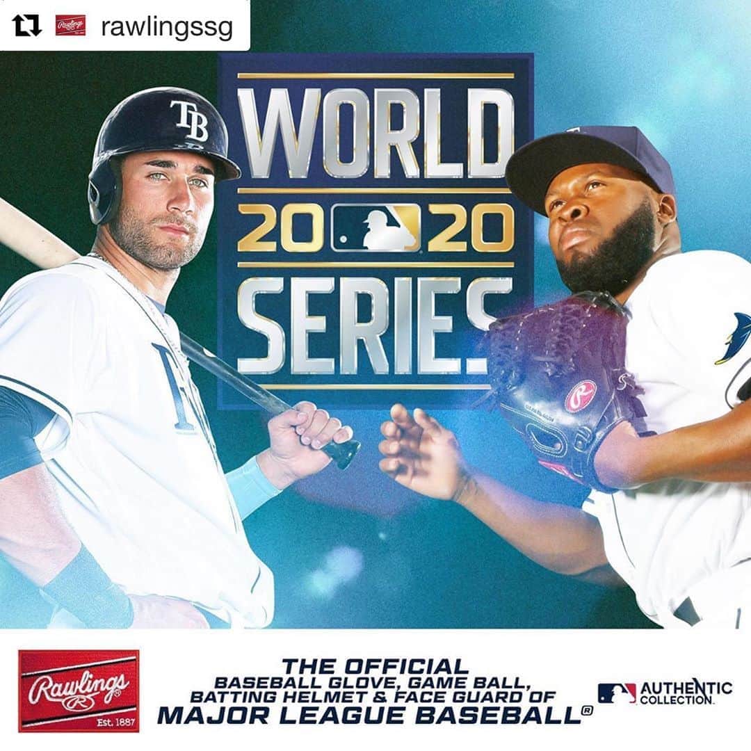 Rawlings Japanさんのインスタグラム写真 - (Rawlings JapanInstagram)「#Repost @rawlingssg with @get_repost ・・・ Congratulations to the Tampa Bay Rays for making it to the World Series! @raysbaseball #TeamRawlings #Rays #WorldSeries #Playoffs #MLB @rawlings_japan_llc」10月19日 10時04分 - rawlings_japan_llc