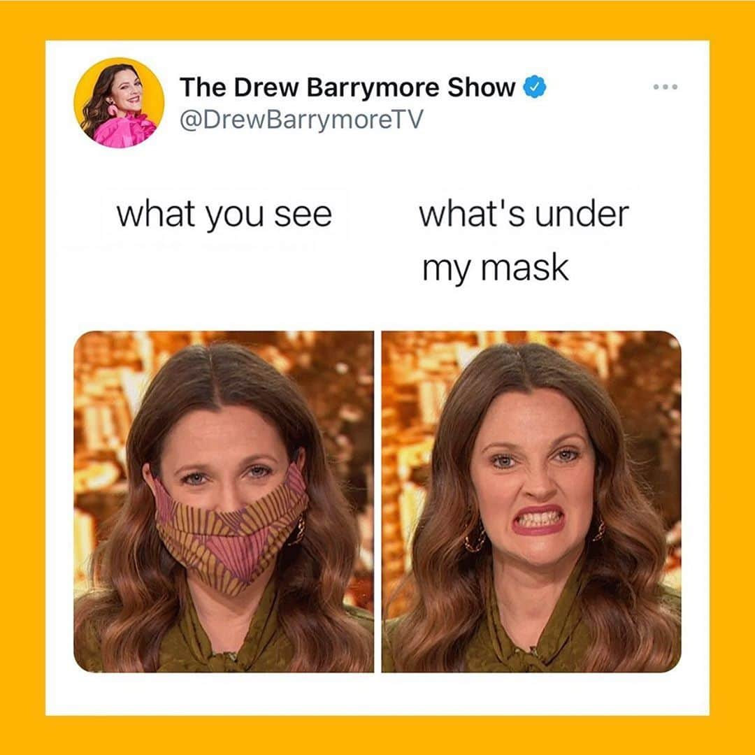 ドリュー・バリモアさんのインスタグラム写真 - (ドリュー・バリモアInstagram)「@thedrewbarrymoreshow 😂 💛」10月19日 10時04分 - drewbarrymore