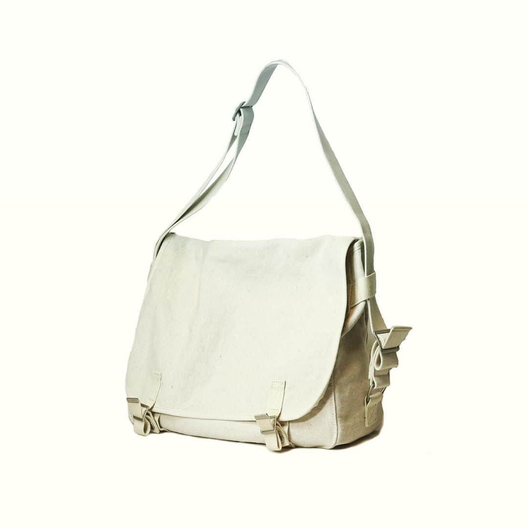 のインスタグラム：「#slowbag  #slow2008 #frencharmy #vintage  #1950s #linencanvasbag  #経年変化」