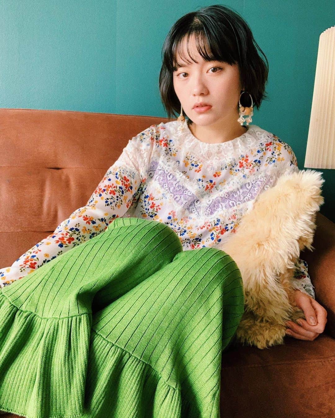 のインスタグラム：「原点回帰してキャンディーストリッパーにお買い物に行ったら好きすぎるパンツとであいました🦖💗いくつになっても好きなものは好きでいいや」