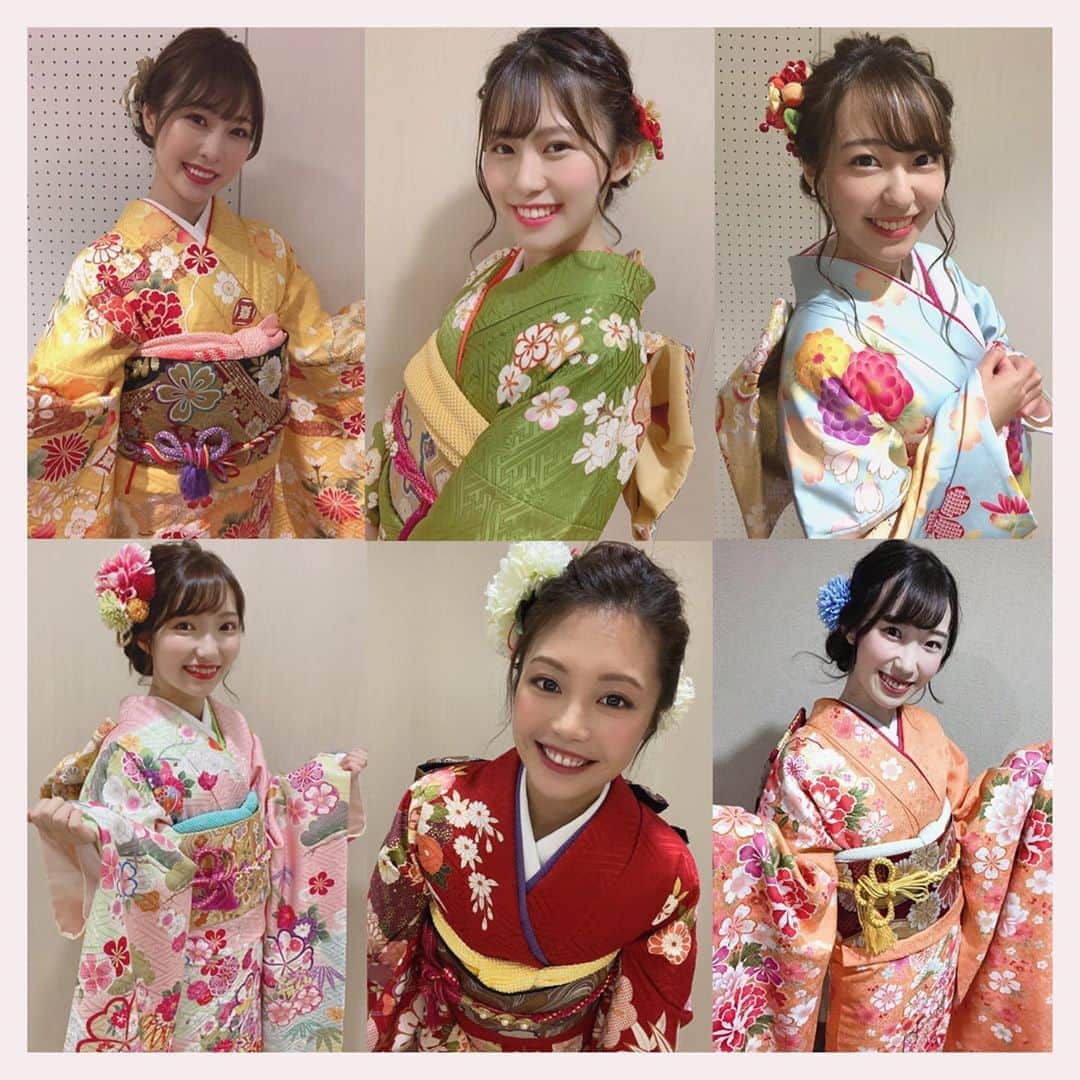 のインスタグラム：「. . @maimu_tokyo 様より、第二部振袖ステージのお衣裳をご協賛いただきました👘✨ 今や学習院女子大学ミス和コンテストの見どころの一つともなっている振袖姿でのスピーチ・特技披露の第二部ステージ！ 今年も、ミスファイナリストひとりひとりのイメージに合わせたお振袖を選んでいただきました🥰  また、司会者の2人も卒業袴を着用させていただいております✨  素敵なお振袖、そして卒業袴をありがとうございました☺️🌸  ........................................................ #マイム #卒業袴はマイム   #MissContest #Missgwc2020 #gwc #ミス和コンテスト #ミスコンテスト #ミス和 #学習院女子大学 #Miss和contest2020 #gakushuinwomenscollege #和祭 #ミス和コンテスト2020 #ミスコン  #春からgwc #学女ミスコン  #ミスコンファイナリスト #学習院女子大」