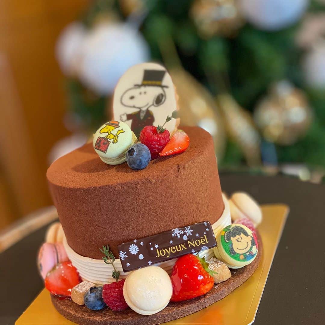 澤野井香里さんのインスタグラム写真 - (澤野井香里Instagram)「毎年楽しみにしてる#帝国ホテル大阪 のクリスマスケーキの試食会へ🎂🍴✨﻿ ﻿ クリスマス🎄の幻想的なホワイトの世界観を表現した『Angelot（アンジェロ）』には天使の羽👼がデコレーションされて、中はマンゴーやココナッツ、ホワイトチョコムース…色んな味が層になってる贅沢なケーキ✨﻿ ﻿ 帽子をモチーフにしたドアマンスヌーピーのケーキも可愛すぎて🥰✨﻿ ﻿ 写真5枚目の3種類あるクリスマスプティガトーもミニサイズで並べると宝石みたいで、真ん中の赤いオーナメントをイメージしたケーキの中にはキャラメリゼされたリンゴ🍎が入っていて、また絶対リピートしたい一品♡﻿ ﻿ 他にもブッシュドノエルにサクサクの苺🍓ミルフィーユ、定番のクリスマスショートケーキやシュトーレンもあって、どれも美味しかった♡﻿ ﻿ 今年はプラスチックのデコレーションを使わずに全て食べられる物で飾られてたり環境の配慮をされてるのも👏﻿ ﻿ 明日から予約スタートです😘❣️﻿ ﻿ #帝国ホテル大阪﻿ @imperialweddings.osaka ﻿ ☎︎06-6881-4600﻿ ﻿ 予約期間☎︎10/12〜12/14﻿ 販売・お渡し期間🎂12/19〜12/25﻿ ﻿ #ks_20✨  #ks_osaka✨ #帝国ホテル大阪 #クリスマスケーキ　#大阪グルメ #大阪ケーキ ﻿」10月19日 12時40分 - kaori_sawanoi