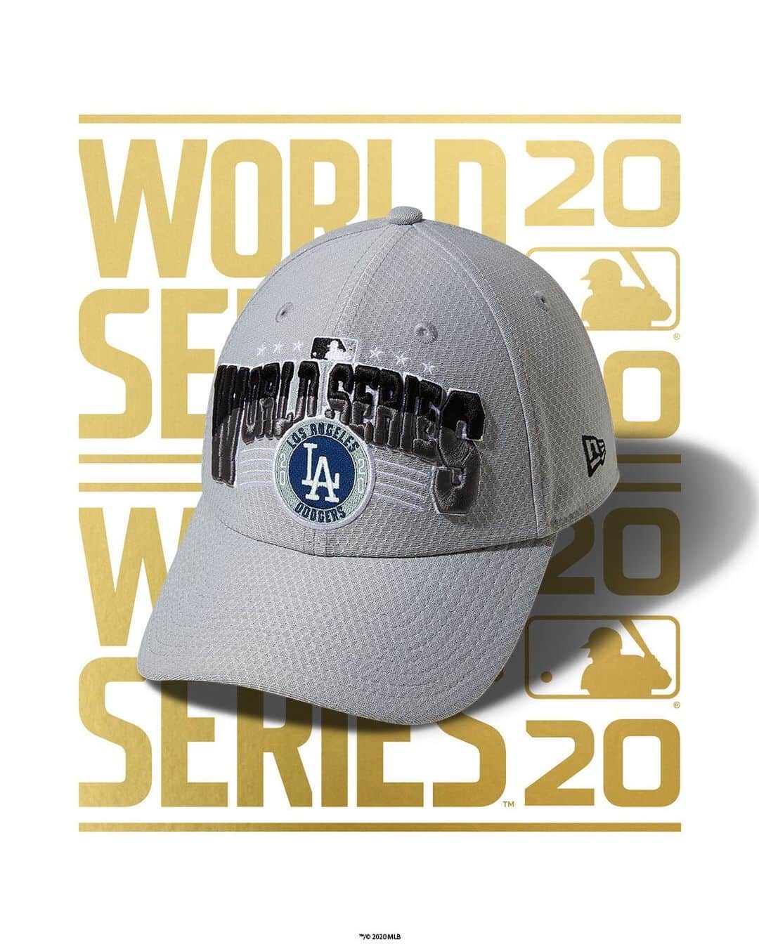 ニューエラ・キャップのインスタグラム：「The @dodgers are NL Champions! Link in bio to shop the Official MLB World Series Collection. #CLINCHED」