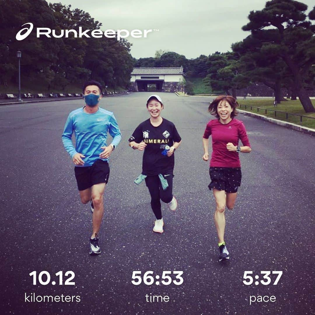 柴田聡さんのインスタグラム写真 - (柴田聡Instagram)「ひょんなきっかけで 吉田香織さんとRUN♪ #憧れの #吉田香織 選手と #初皇居ラン #と思いきや #実質 #2度目 #皇居ランセッション @karen_maruyama ちゃん #お誘い #有難う #走るのが #楽しくて #堪らない #エナジー #頂き #10km #ハシリマスタグラム」10月19日 16時26分 - satorushiba