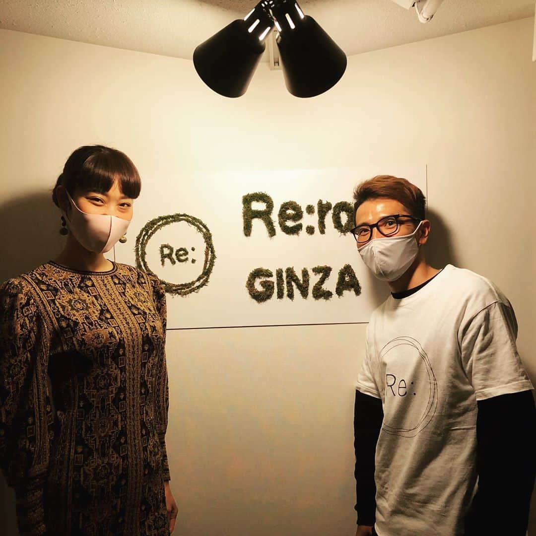 小椋祥平のインスタグラム：「先日、Re:room @reroomginza にお越し頂いた﻿ 高橋美帆さん @mihotakahashi18  ﻿ 足の長さはもちろん、身長もギリ負けました…笑﻿ ﻿ 今後、海外でのモデル活動を目指して頑張っているので、皆さんも応援お願いします！ ﻿ ﻿ #小椋祥平  #高橋美帆 さん #reroomginza  ﻿ ﻿」
