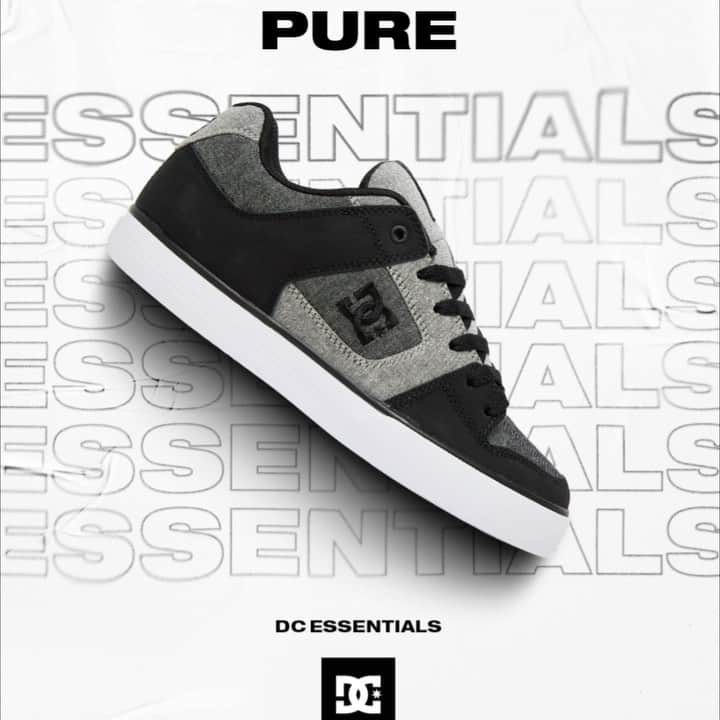 のインスタグラム：「DC SHOES 2020FALL  ポップな雰囲気の漂う人気モデルのPUREは、90年代に全盛を誇ったボリューミーなスケートシューズのフォルムを踏襲。リバイバルムードなスケーターにオススメ。  #dcshoes #dc2020fall」