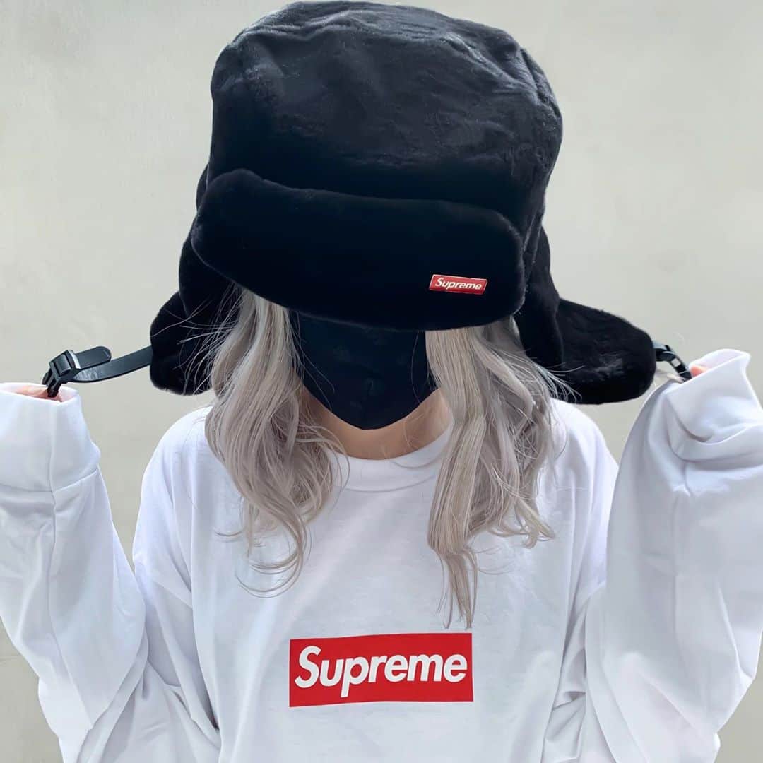 Supreme Faux Fur Ushanka Hat Black M L