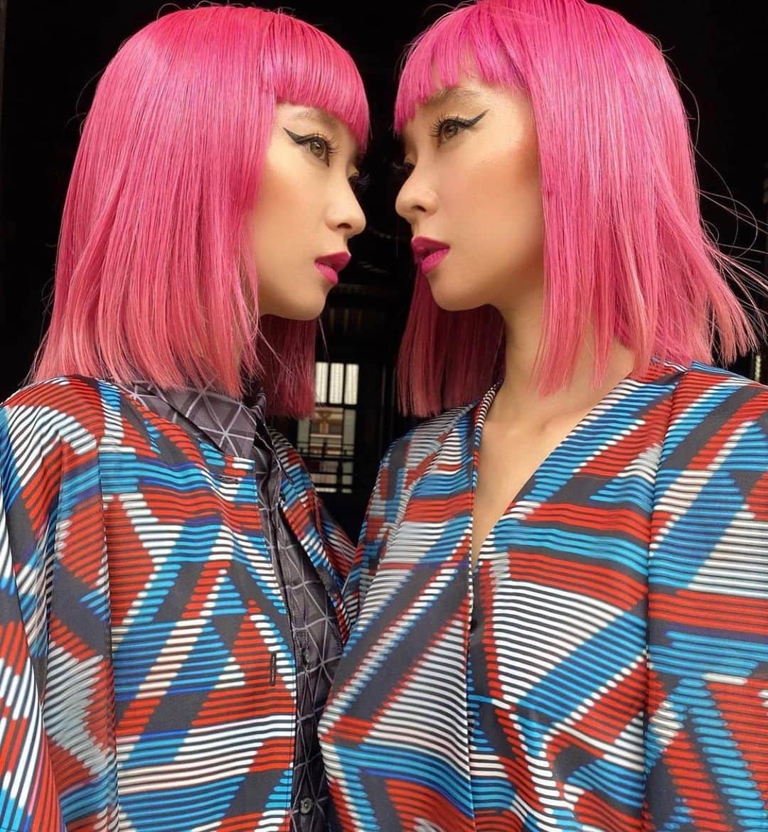 アツシナカシマのインスタグラム：「#atsushinakashima #アツシナカシマ #milanfashionweek #mfw #amiaya #backstage」