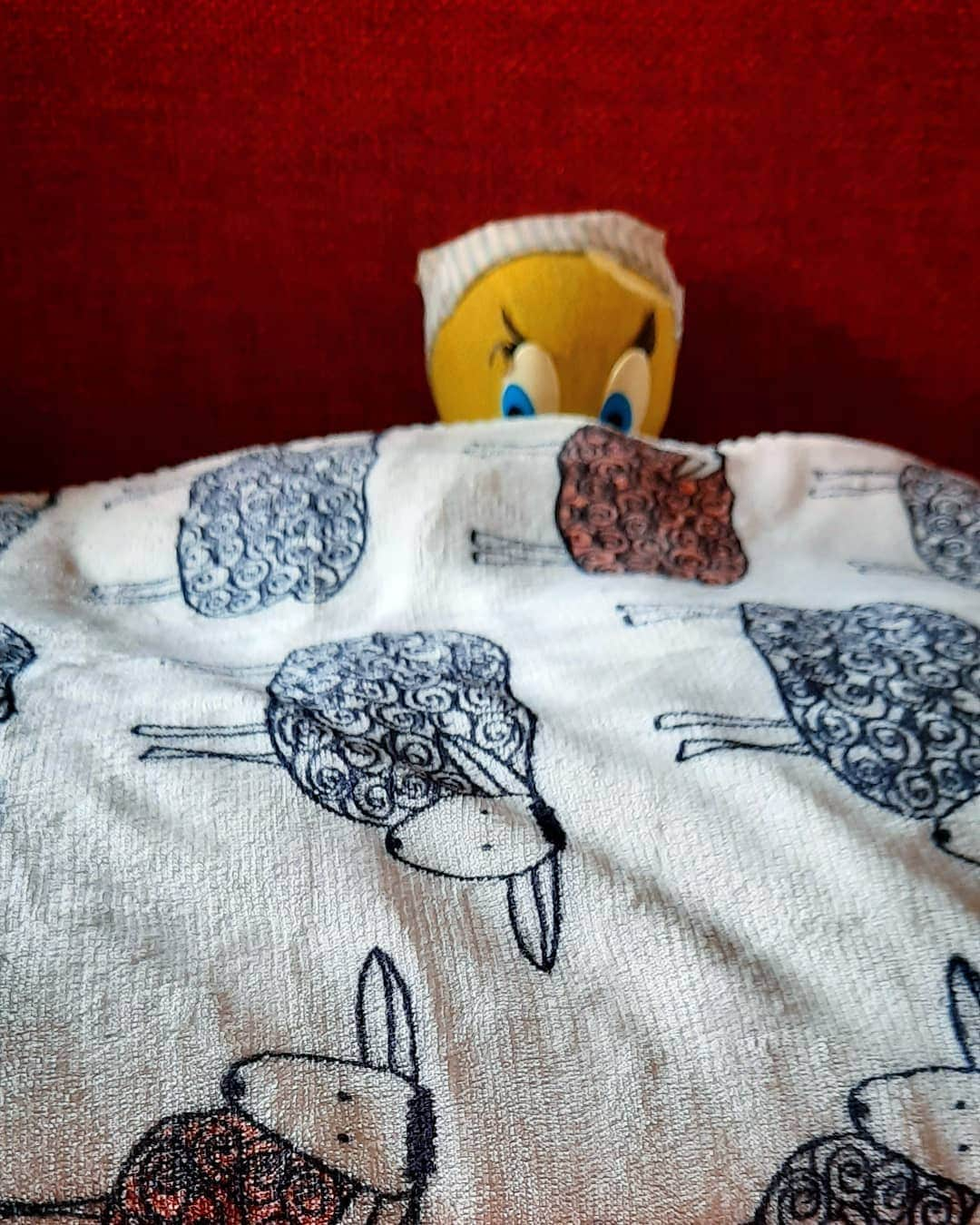 Little Yellow Birdさんのインスタグラム写真 - (Little Yellow BirdInstagram)「Hiding. From Monday. #littleyellowbird #tweety #tweetykweelapis #adventures #yellow #bird #monday #mondayssuck #mondayblues #mondaymood #startoftheweek #hidingfrommonday #wheredidtheweekendgo #stuffedanimalsofinstagram #plushiesofinstagram」10月19日 21時55分 - tweetykweelapis