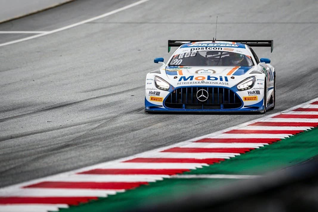 Mercedes AMGさんのインスタグラム写真 - (Mercedes AMGInstagram)「The 200th race in history of the ADAC GT Masters at the Austrian @redbullring ended with a podium success for the #22 Mercedes-AMG GT3 from @toksportwrt. Finishing in P2, drivers @maroengel and @lucastolz scored valuable points for the championship standings. Congratulations! 👏   #AMGGT3 #MercedesAMGMotorsport #GTMasters」10月19日 21時48分 - mercedesamg