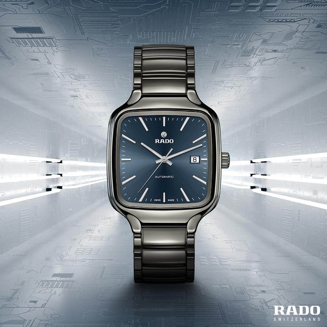 ラドーのインスタグラム：「The True Square is truly special. Feel its uniqueness on your wrist and enjoy a different shape of watch. #RadoTrueSquare #Feelit」