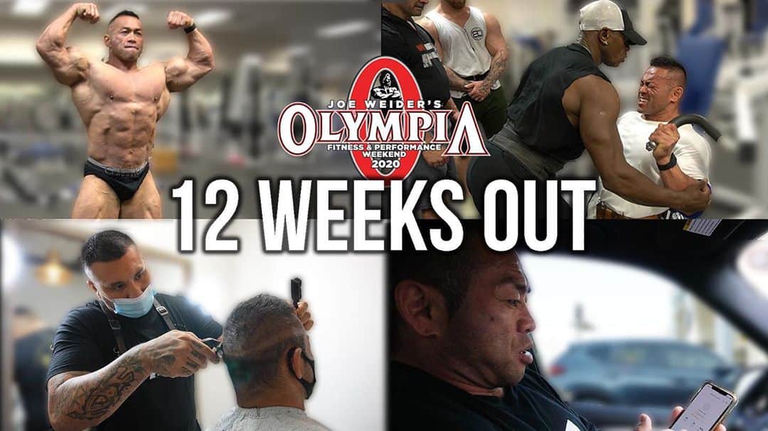 のインスタグラム：「Vlog posted in my YouTube channel (link in my bio) 12weeks out @mrolympiallc  ビデオブログをYouTubeにアップ！プロフィールのリンクから観てね。  @evolgear @cronos_apparel @gaspari @cardilloweightbelts @bodicafe @iriskyle @richgaspari @havy_your_barber」