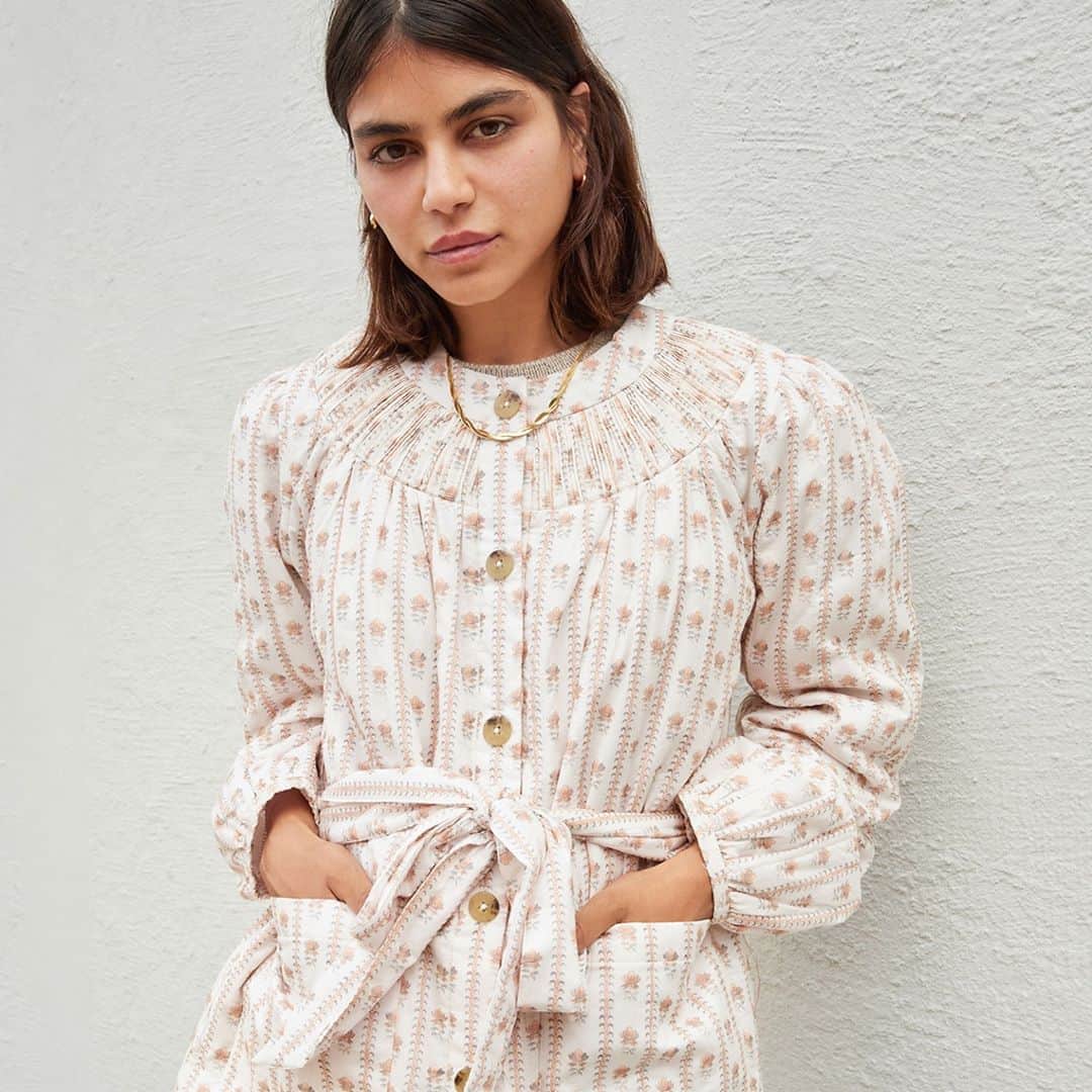レフラーランドールのインスタグラム：「We still have a few Elizabetta quilted jackets left from our special apparel capsule. We're wearing as a transitional piece now and the perfect mid-layer under long coats in the wintertime 💕」