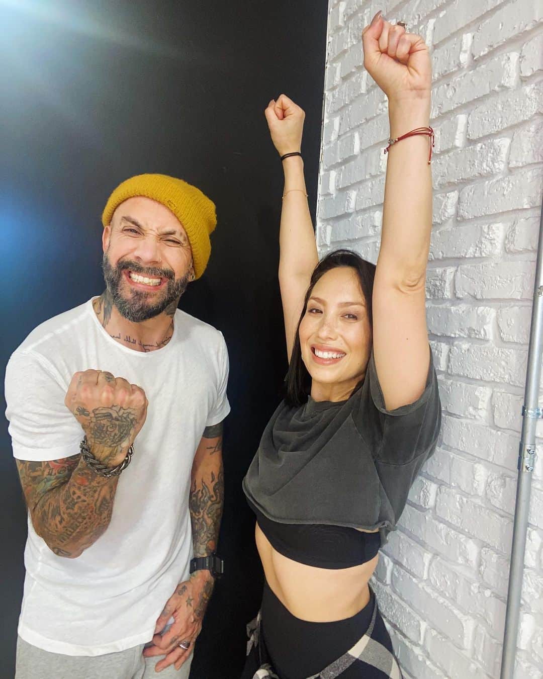 A.J.のインスタグラム：「WHAT TEAM!? #TeamPrettyMessedUp is a team I never knew I needed to be a part of but it has become such a huge part of my life. Cheryl is a force, a ball of passion, a leader and has become a dear friend. Tonight we showcase our friendship in the ballroom in a dance dedicated to each other. Can’t wait for you guys to see it!   And don’t forget to VOTE!! Text AJ to 21523 and vote online at http://dwtsvote.abc.com, 10x each! Voting opens at 8pm ET/7pm CT/5pm PT and ends after the last dance during the east coast airing. Thank you guys for your continuous love and support!! #DWTS」