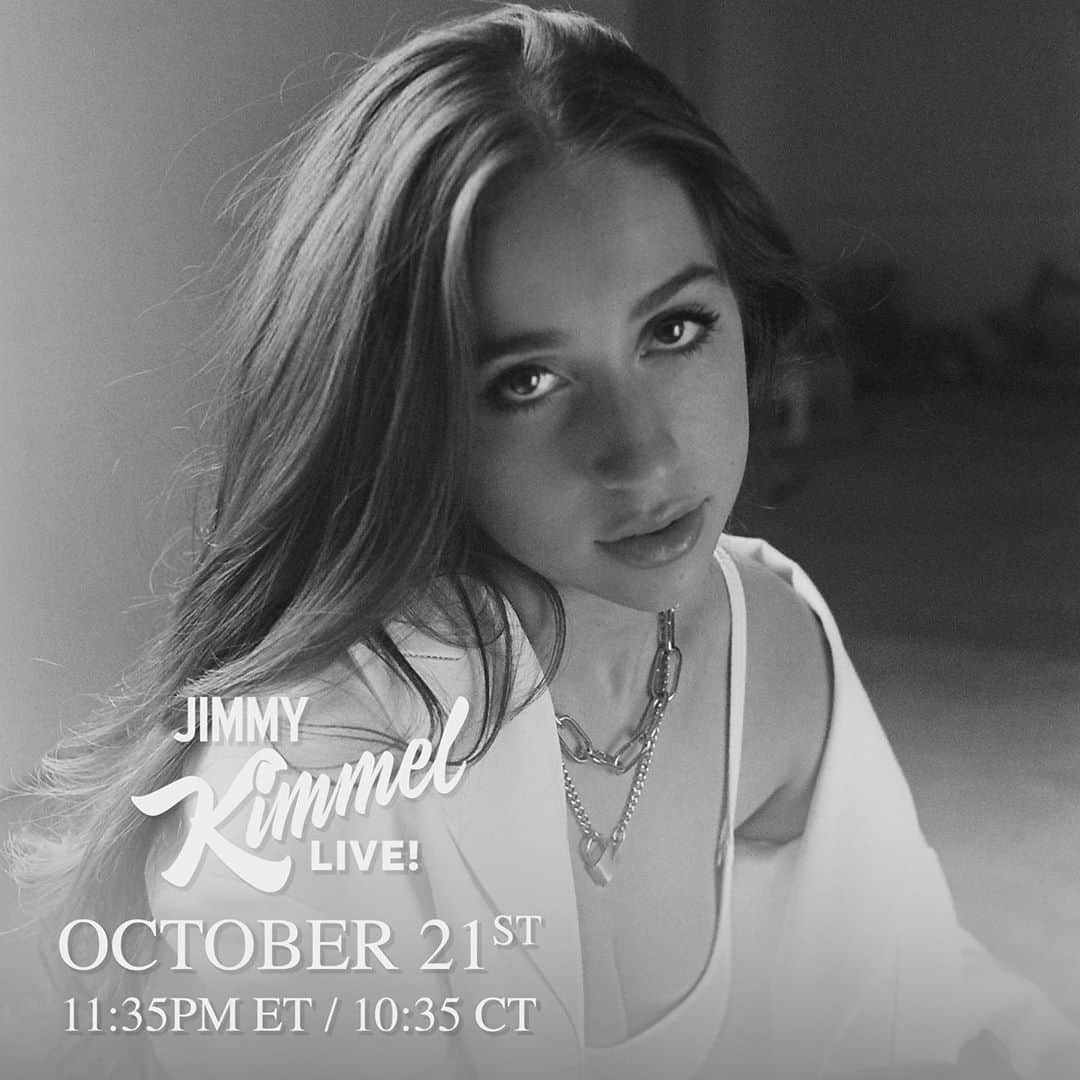 タテ・マクレーさんのインスタグラム写真 - (タテ・マクレーInstagram)「SO EXCITED TO ANNOUNCE THAT IMMA BE PERFORMING ON @jimmykimmellive !!!!!!! dream come true. everyone tune in this wednesday !!💕」10月20日 3時49分 - tatemcrae