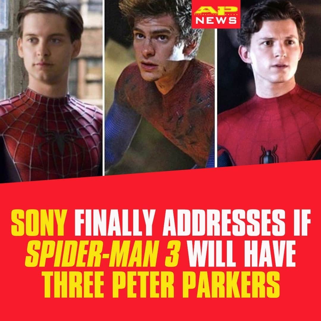 Alternative Pressさんのインスタグラム写真 - (Alternative PressInstagram)「Here’s what @SonyPictures has to say about those Tobey Maguire and Andrew Garfield ‘Spider-Man 3’ (@SpiderManMovie) casting rumors ahead of a teaser reportedly dropping later this year⁠ LINK IN BIO⁠ .⁠ .⁠ .⁠ #spiderman #spiderman3 #sony #sonypictures #tomholland #tobeymaguire #andrewgarfield #peterparker #altpress #alternativepress」10月20日 4時41分 - altpress
