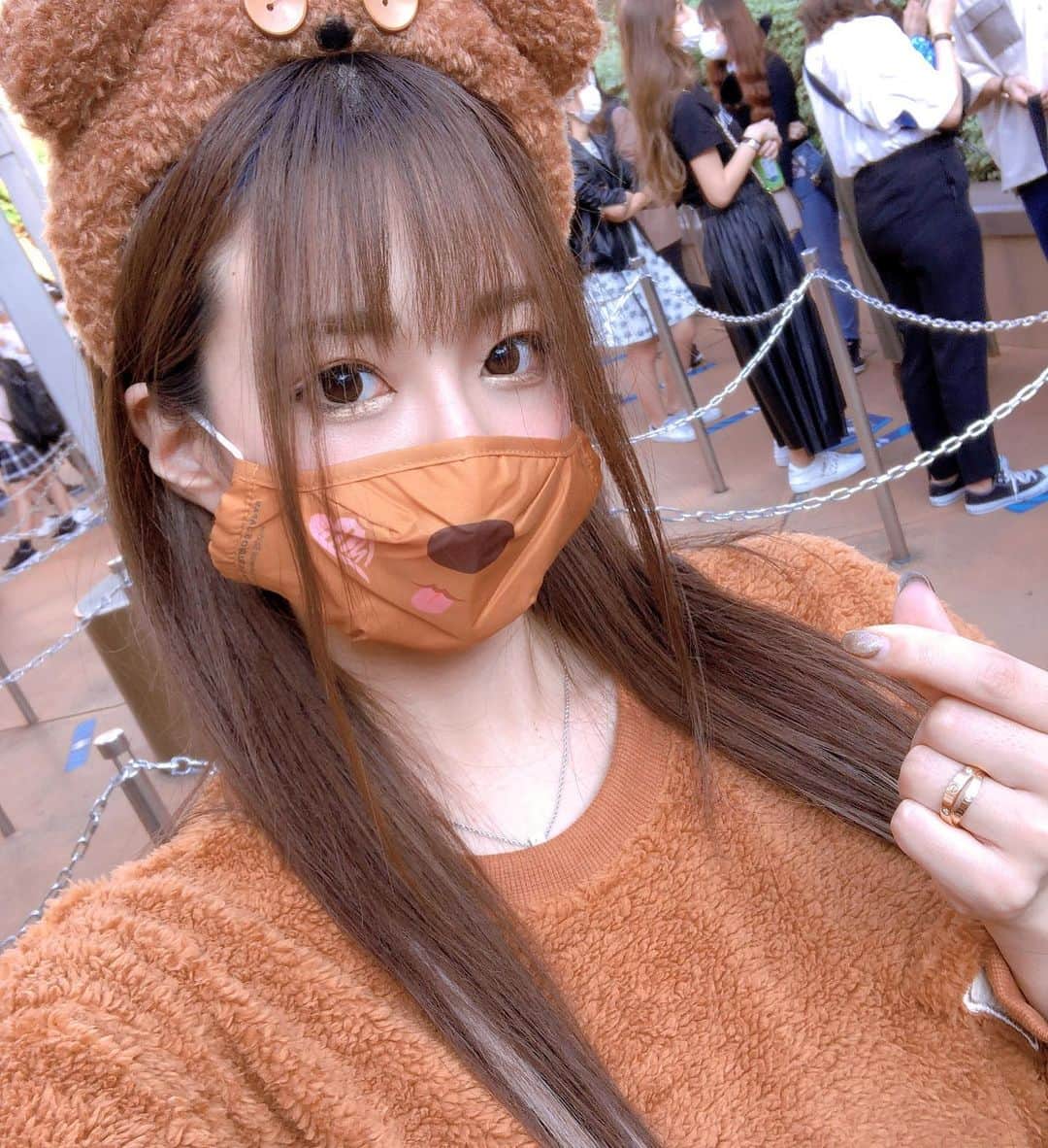 雛姫愛さんのインスタグラム写真 - (雛姫愛Instagram)「大好きなめんつでゆにば❤︎  またすぐ行きたいね(∩ˊ꒳​ˋ∩)♡  #ゆにば #てぃむ #おそろ」10月20日 5時54分 - mana_hinaki