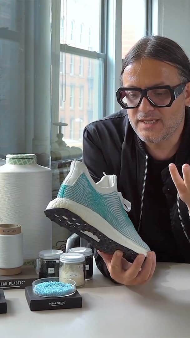 adidasのインスタグラム：「As part of the Change stage of Creators Club Week, Parley for the Oceans (@parley.tv) Founder and CEO Cyrill Gutsch talks about solutions to plastic pollution and how a new mindset can help turn something negative into something positive.  Access exclusive talks, products, rewards and more with creators club at adidas.com/creatorsclub」