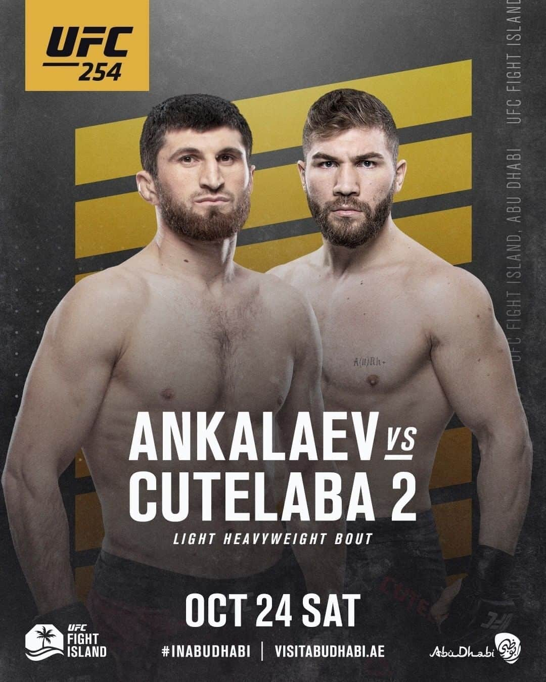 UFCさんのインスタグラム写真 - (UFCInstagram)「Crosses fingers and holds breath 🤞 The long awaited rematch is days away!   [ #UFC254  #InAbuDhabi  @VisitAbuDhabi ]」10月20日 6時03分 - ufc