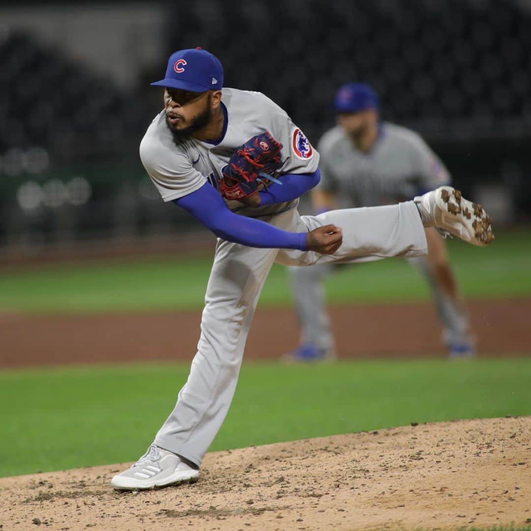 シカゴ・カブスさんのインスタグラム写真 - (シカゴ・カブスInstagram)「Congratulations to @jusleft21 on being nominated for NL Reliever of the Year! Jeffress finished the 2020 season with a 1.54 ERA and eight saves in 22 relief appearances.」10月20日 7時25分 - cubs