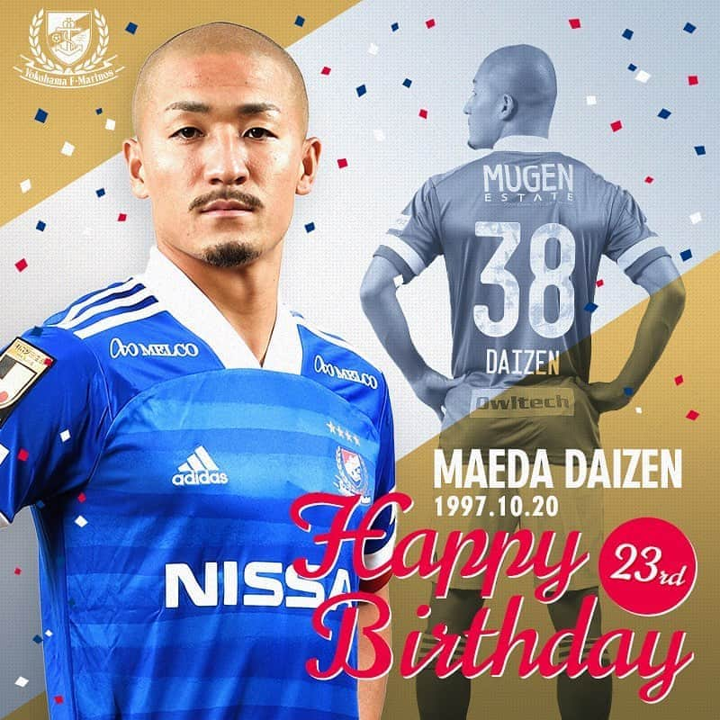 横浜F・マリノスさんのインスタグラム写真 - (横浜F・マリノスInstagram)「. Happy Birthday! @m_daizen0827 !!  #fmarinos #前田大然 #誕生日おめでとう #happybirthday」10月20日 7時27分 - yokohamaf.marinos