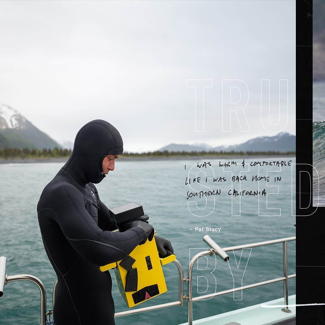 ビラボンのインスタグラム：「凍てつく海中で撮影を続ける世界クラスのウォーターシネマフォトグラファーである@patstacyfilm  Swipe to see what world-class water cinematographer Pat Stacy had to say after testing our new Recycler Wetsuits featuring Graphene in icy waters and heavy weather up North with the crew. ⠀ ⠀ ⠀ #BillabongWetsuits」
