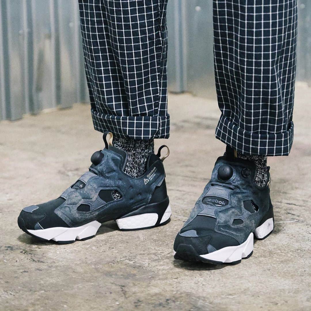 のインスタグラム：「5つのヒーローキャラクターが登場するINSTAPUMP FURYの最新コレクション「LEGION OF FURY」  👟ROCK C RUSH ×INSTAPUMP FURY  リーボックオンラインショップにて抽選で1 名様に「LEGION OF FURY」のフィギュアが当たるスペシャルキャンペーンを実施。リーボックオンラインショップをチェック！ #リーボッククラシック #InstapumpFury #インスタポンプフューリー #LegionOfFury」