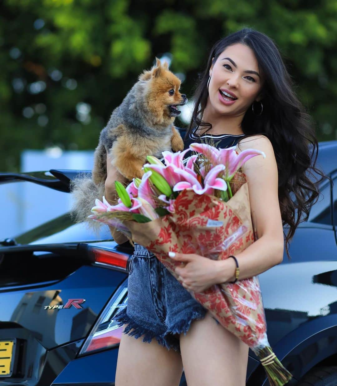 平山ララさんのインスタグラム写真 - (平山ララInstagram)「This was a happy day 🥰💐🐶  📸 @photogeniustats」10月20日 18時08分 - lalla_hirayama