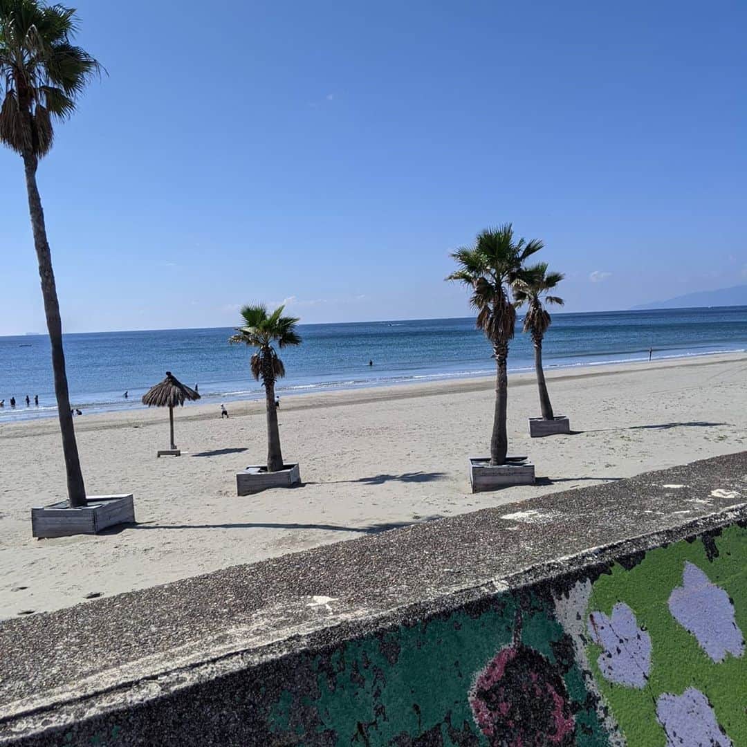 ヴィンテージホームズさんのインスタグラム写真 - (ヴィンテージホームズInstagram)「サーファーズハウス計画の現地調査でふと立ち寄ったビーチカフェがオシャレ!  コーヒーとサルサチキンを頂いた、サルサうまい😋  なんとも贅沢な時間  #磯ノ浦 　#サーファーズハウス　＃ビーチカフ ェGLUCK　#wakayama #beachcafe　gluck」10月20日 12時11分 - vintage_homes_osaka
