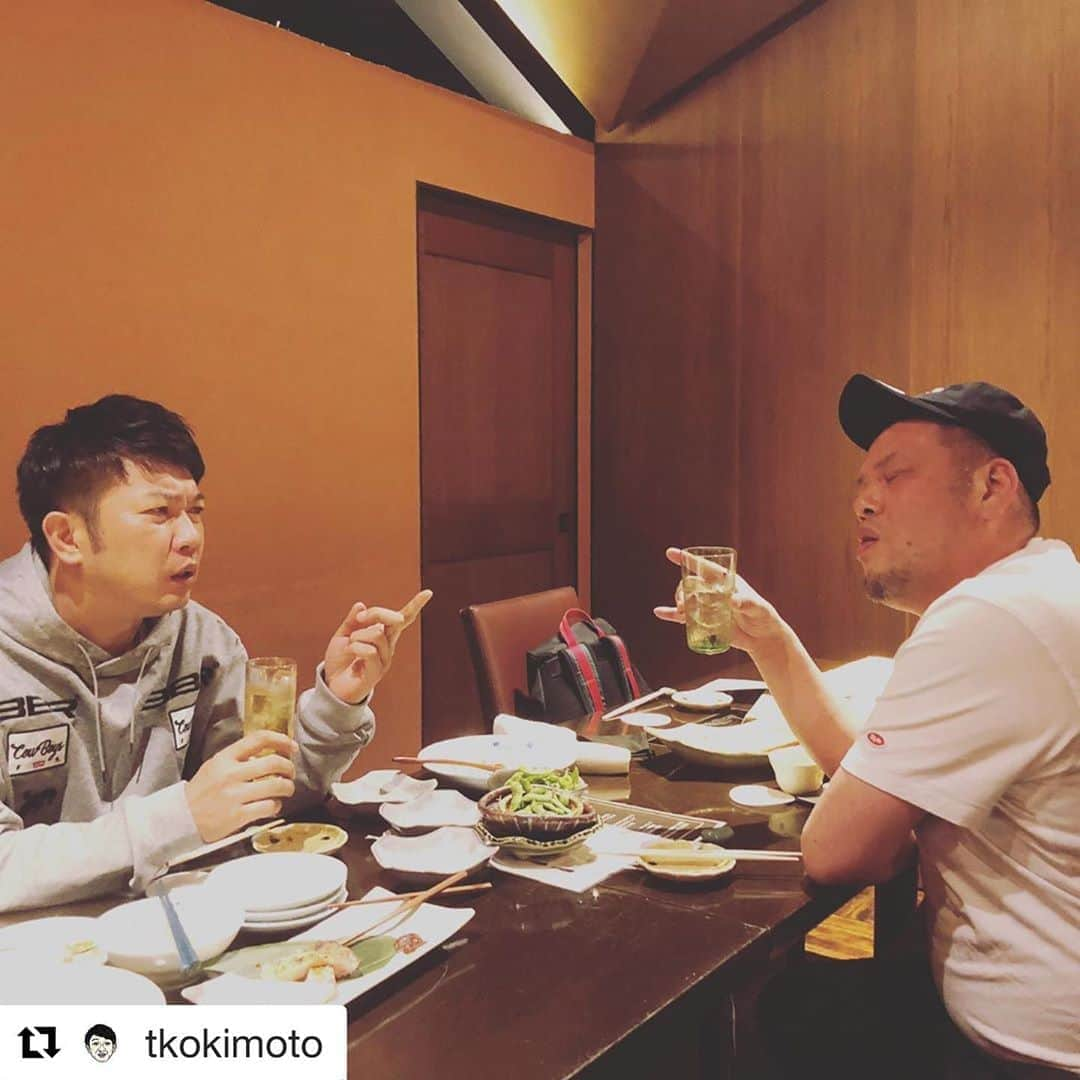 くっきー（川島邦裕）さんのインスタグラム写真 - (くっきー（川島邦裕）Instagram)「#Repost @tkokimoto with @get_repost ・・・ 米大統領選の行方どうなんねん  #お兄ちゃんと #語ったなぁー❤︎ #ほほほ❤︎」10月20日 12時28分 - nikuguso_taro