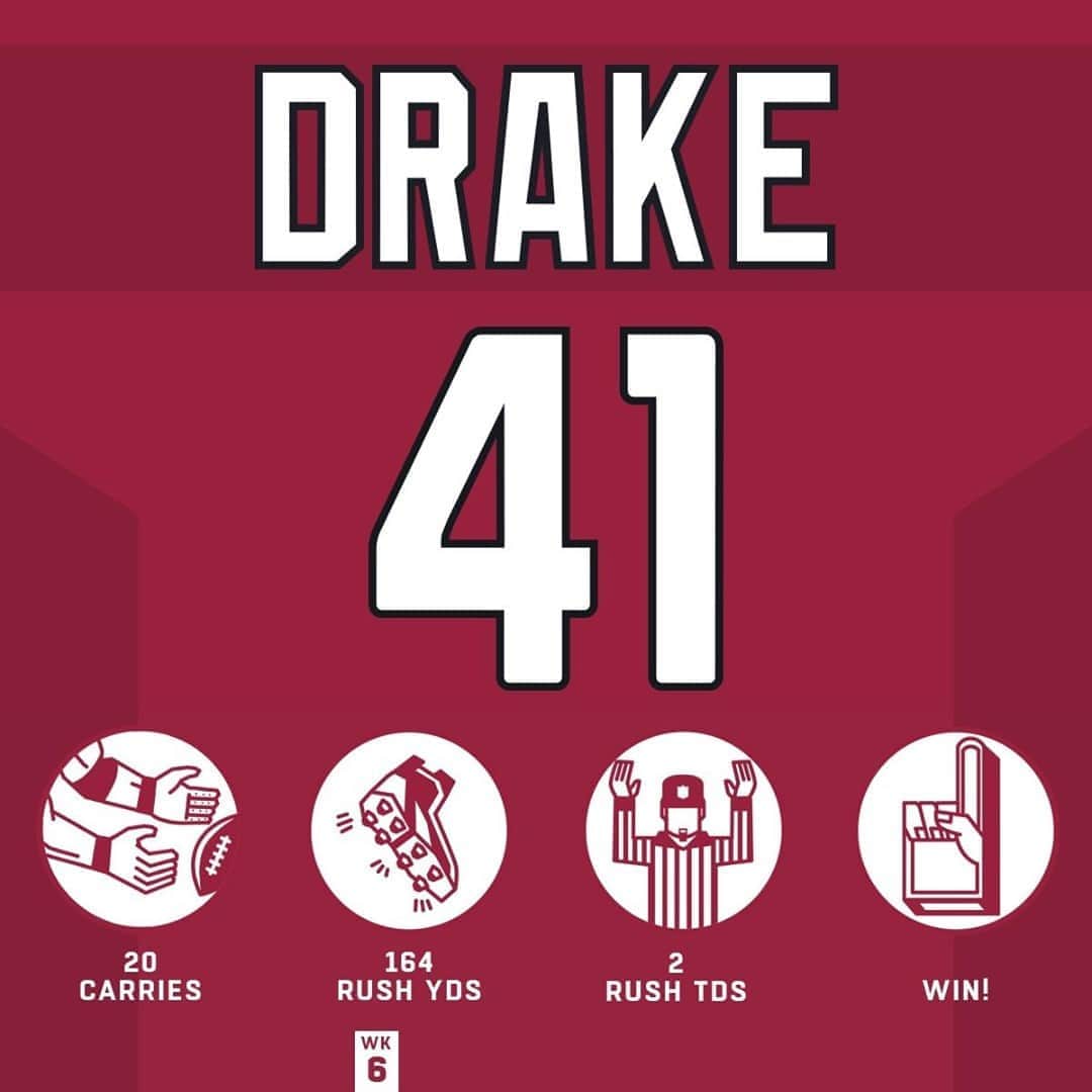 NFLさんのインスタグラム写真 - (NFLInstagram)「Kenyan Drake put up numbers on MNF. #HaveADay @kdx32」10月20日 12時31分 - nfl
