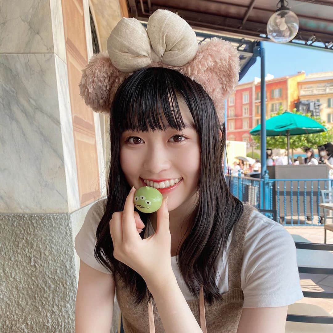 朝日奈芙季さんのインスタグラム写真 - (朝日奈芙季Instagram)「.﻿ リトルグリーンマン 🦖🦖﻿ ﻿ ﻿ 流行りに乗れてるかわかりませんが、﻿乗ってみました 😹﻿ ﻿ ﻿ チョコ味が一番好きです！❤︎﻿ ﻿ ﻿ #ディズニー投稿﻿ #続いちゃって﻿ #ごめんなさいっ﻿ #多分ラスト ！」10月20日 12時56分 - fuki_asahina_official